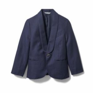 Janie and Jack boys’ linen vest, jacket and pants set